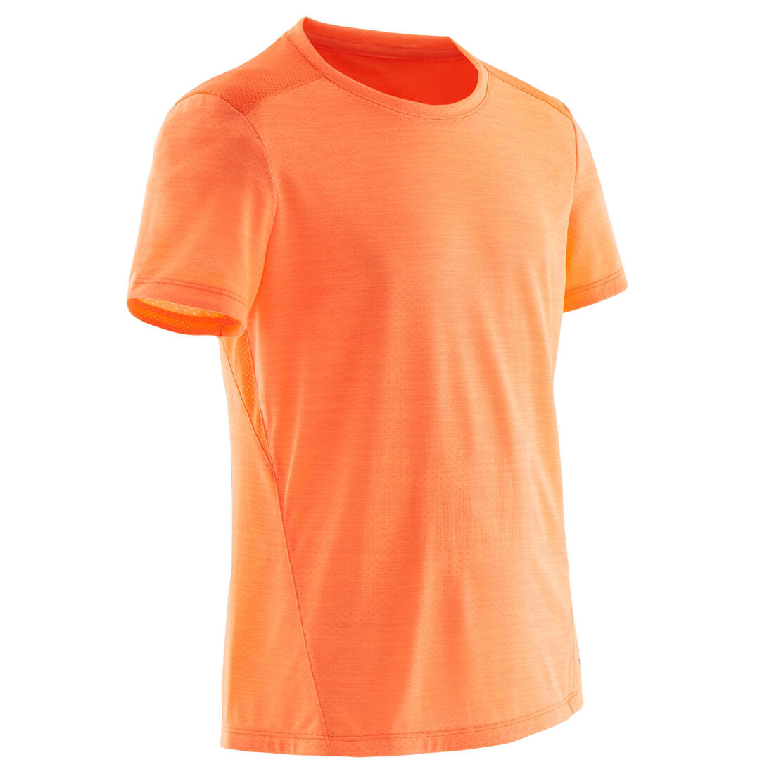 T-shirt enfant synthétique respirant - 500 orange – orange flamme fluo