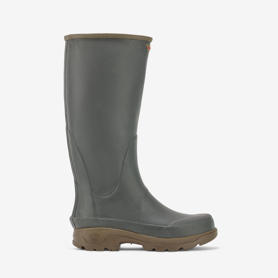 BOTTES CHASSE CAOUTCHOUC HOMME 500 VERTES