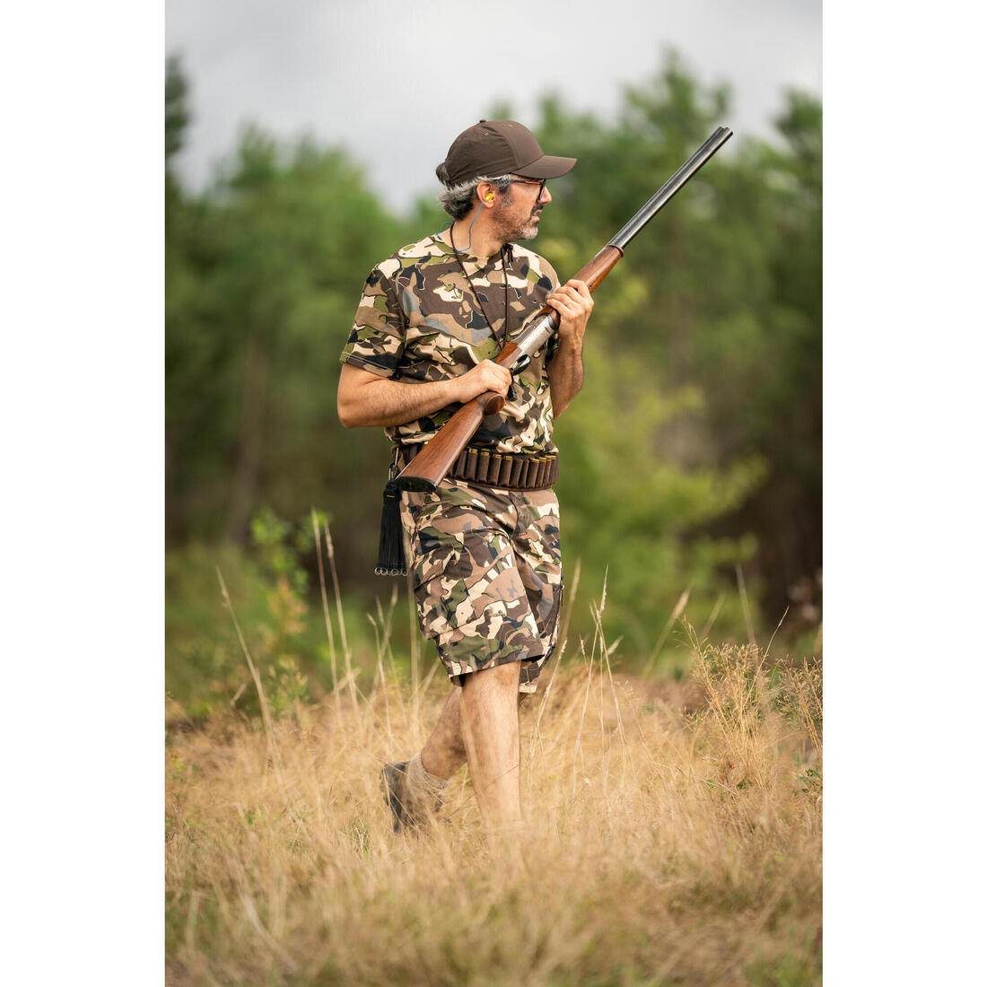 Casquette chasse légère et respirante 500 Marron