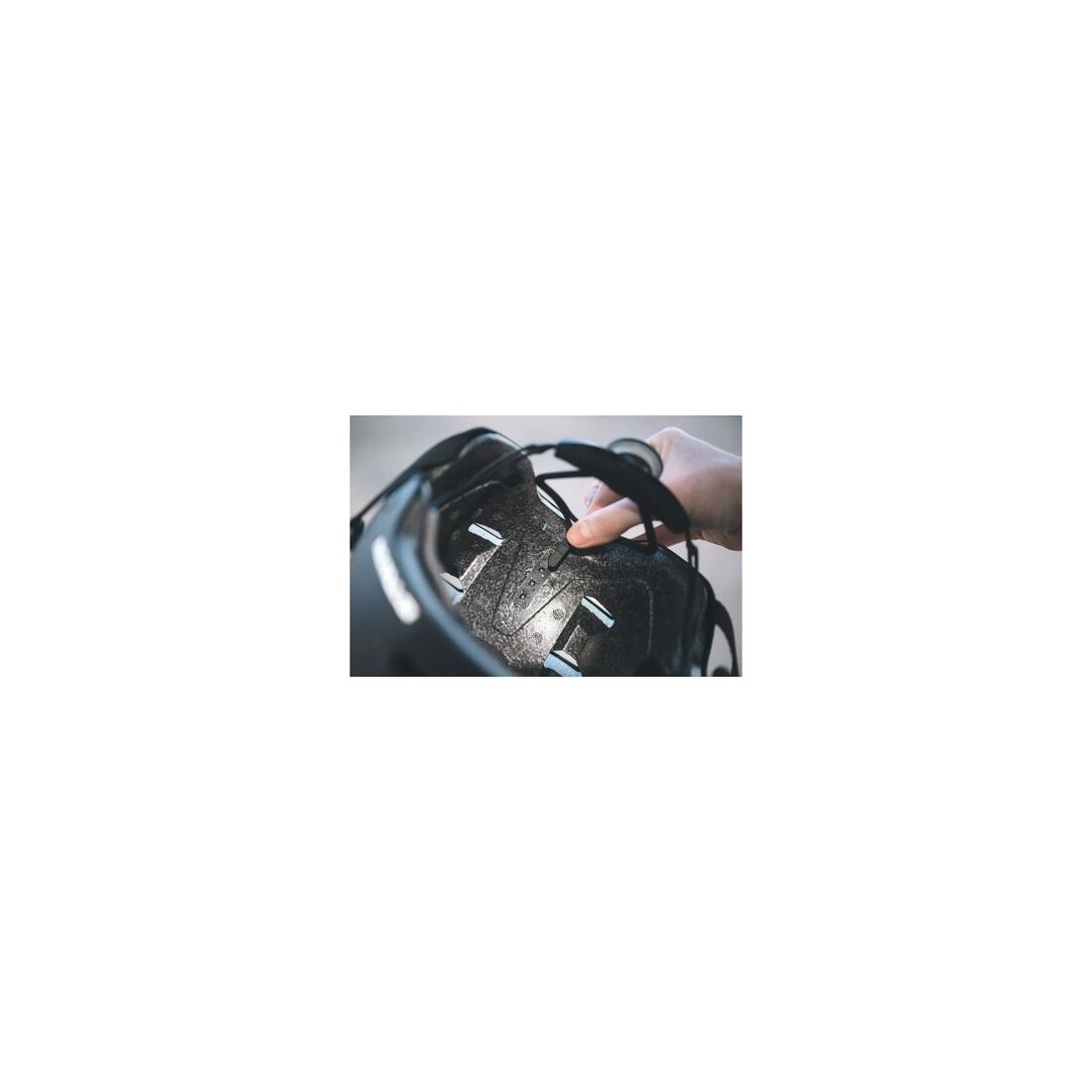 CASQUE VELO TEEN 500  BLACK XS