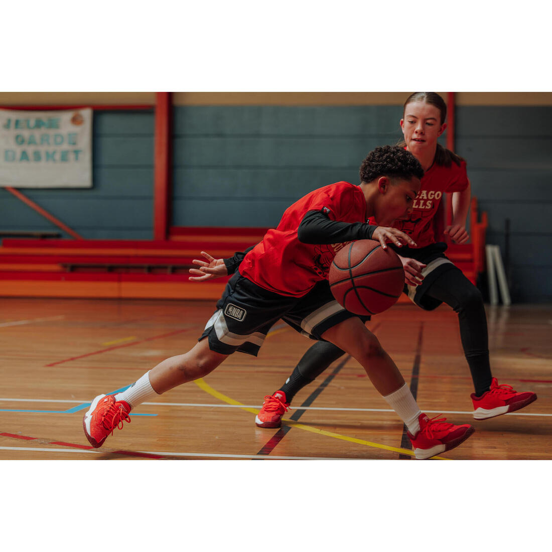 Sous vêtement bas / collant 3/4 tight de basketball enfant nba