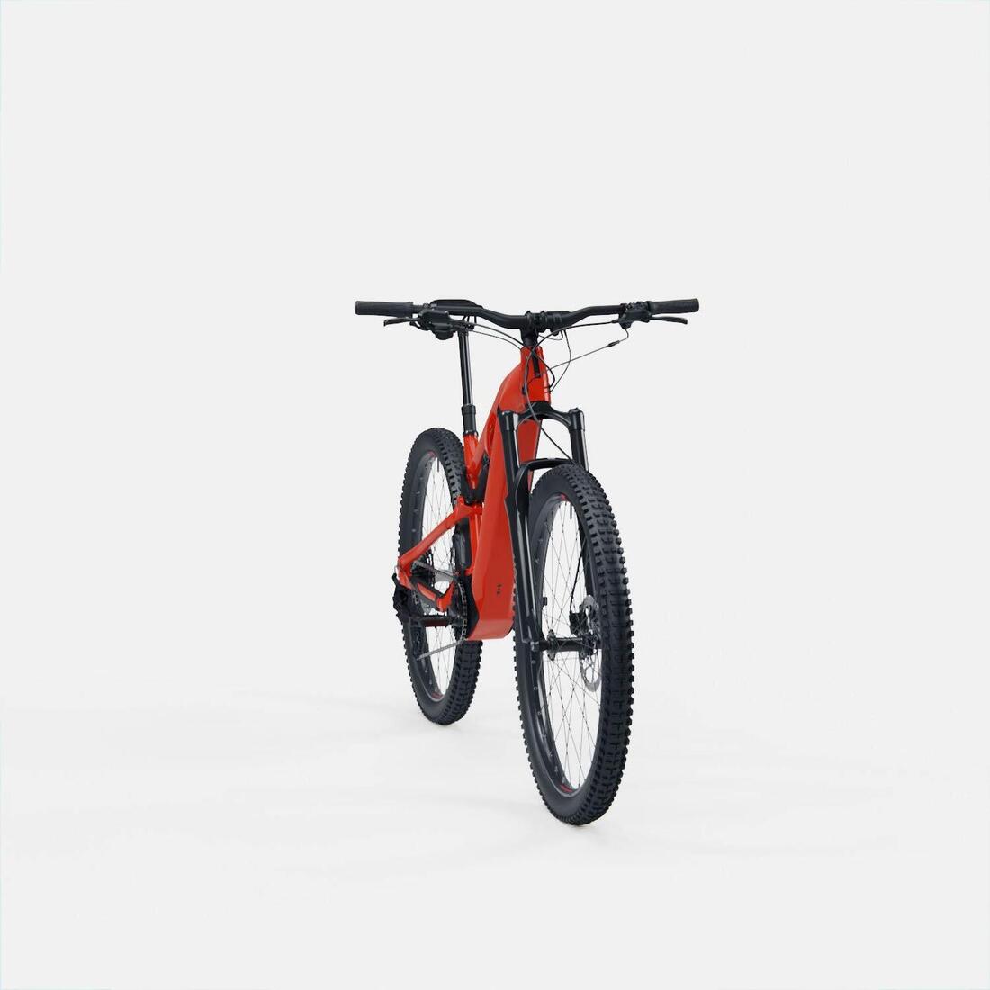 Vélo VTT électrique tout suspendu 29" - E-EXPL 520 S Rouge vif