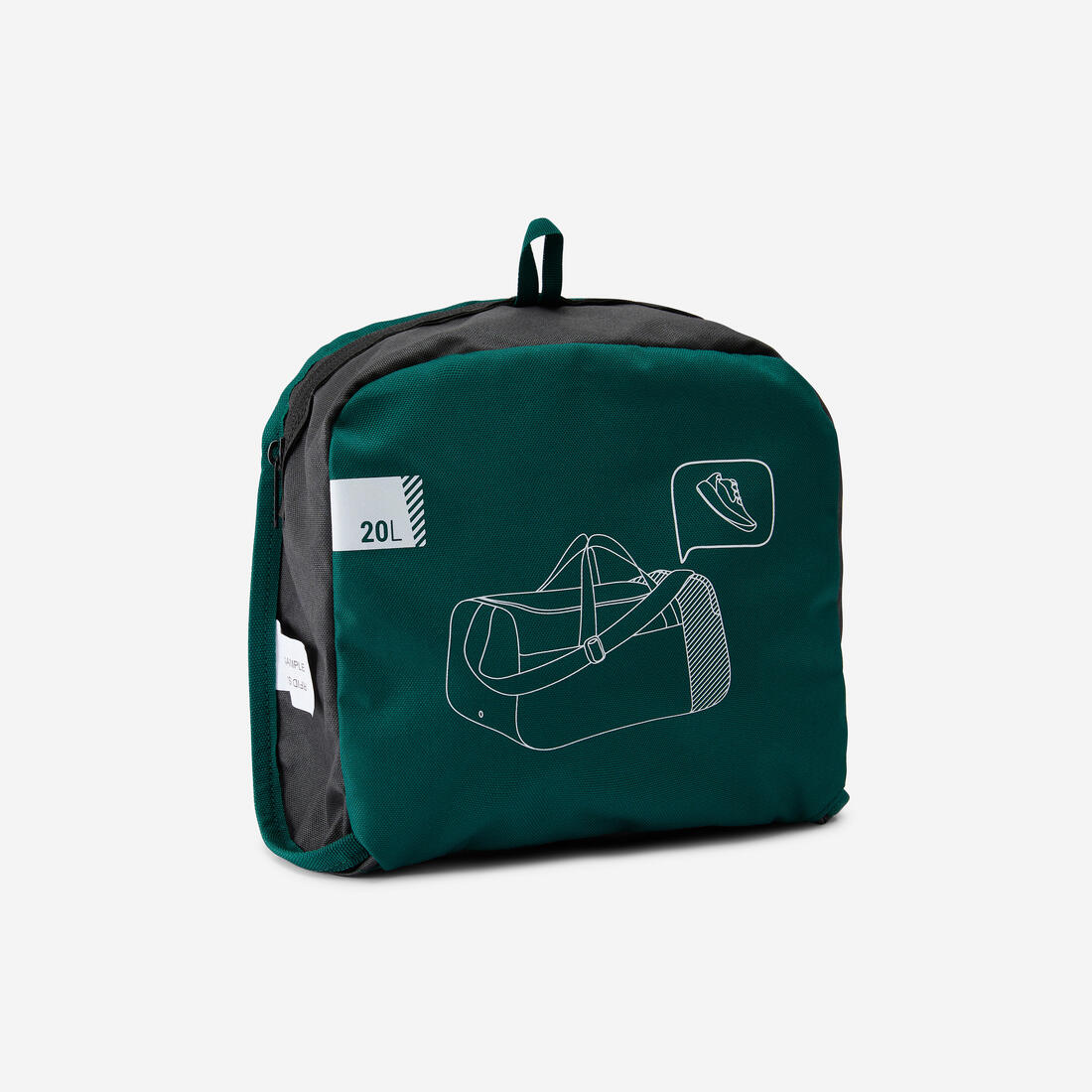 Sac de sport pliable à bandoulière, Club 100 20L