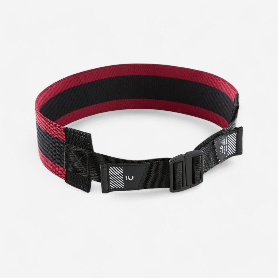 Élastique de musculation fessiers 22 kg longueur réglable - fast glute band – bordeaux