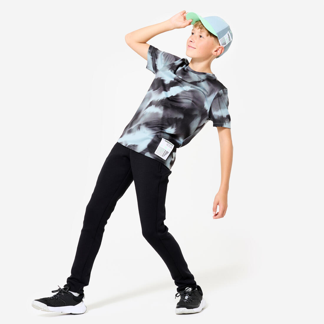 Pantalon de jogging mixte, enfant coton respirant