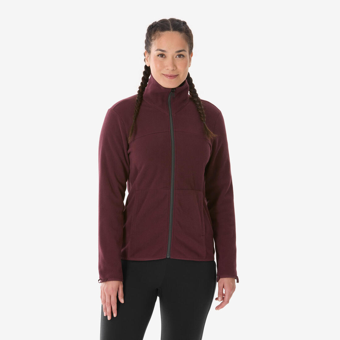 Veste de randonnée 0°C chaude femme, NH100 3en1