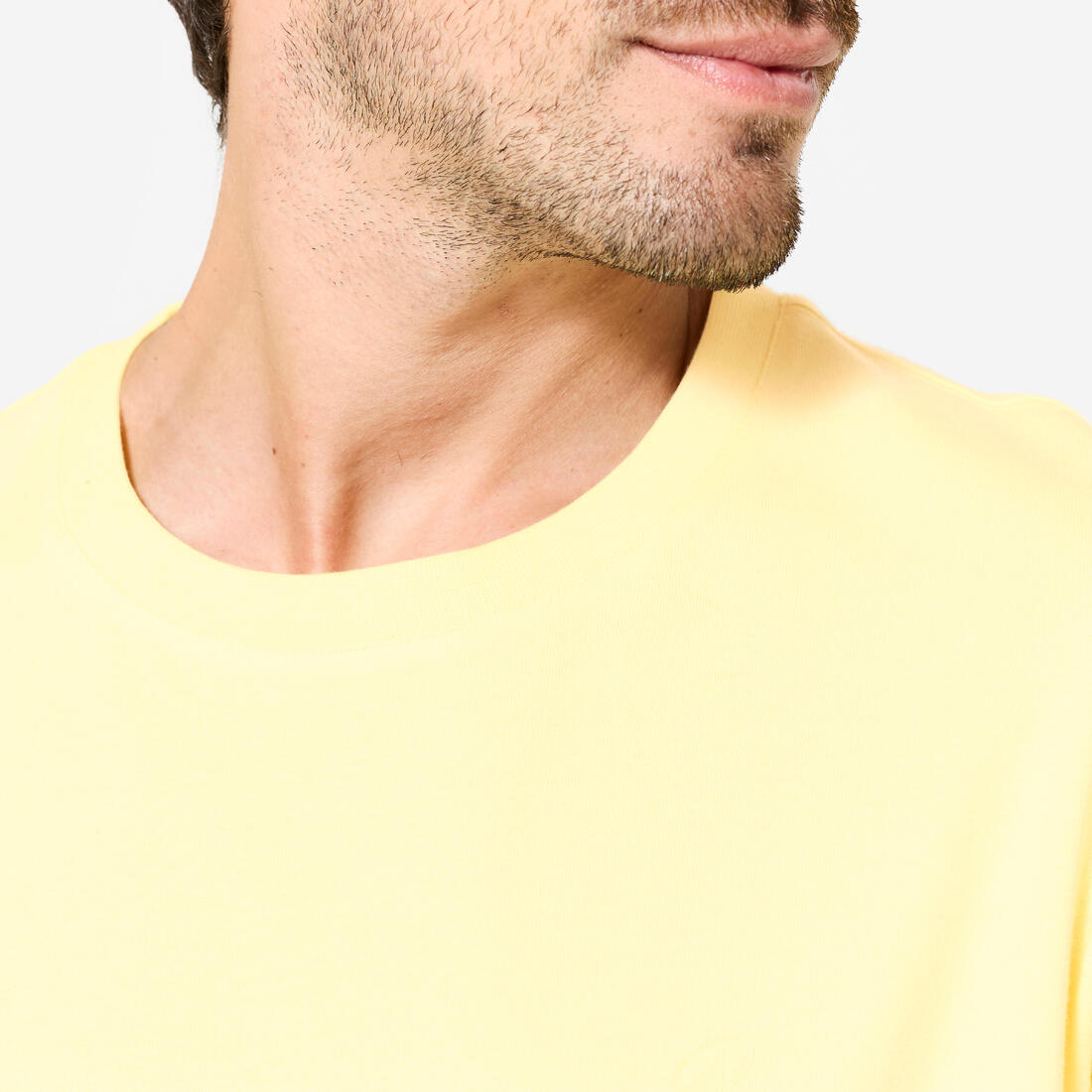 T-shirt fitness homme col rond manches courtes