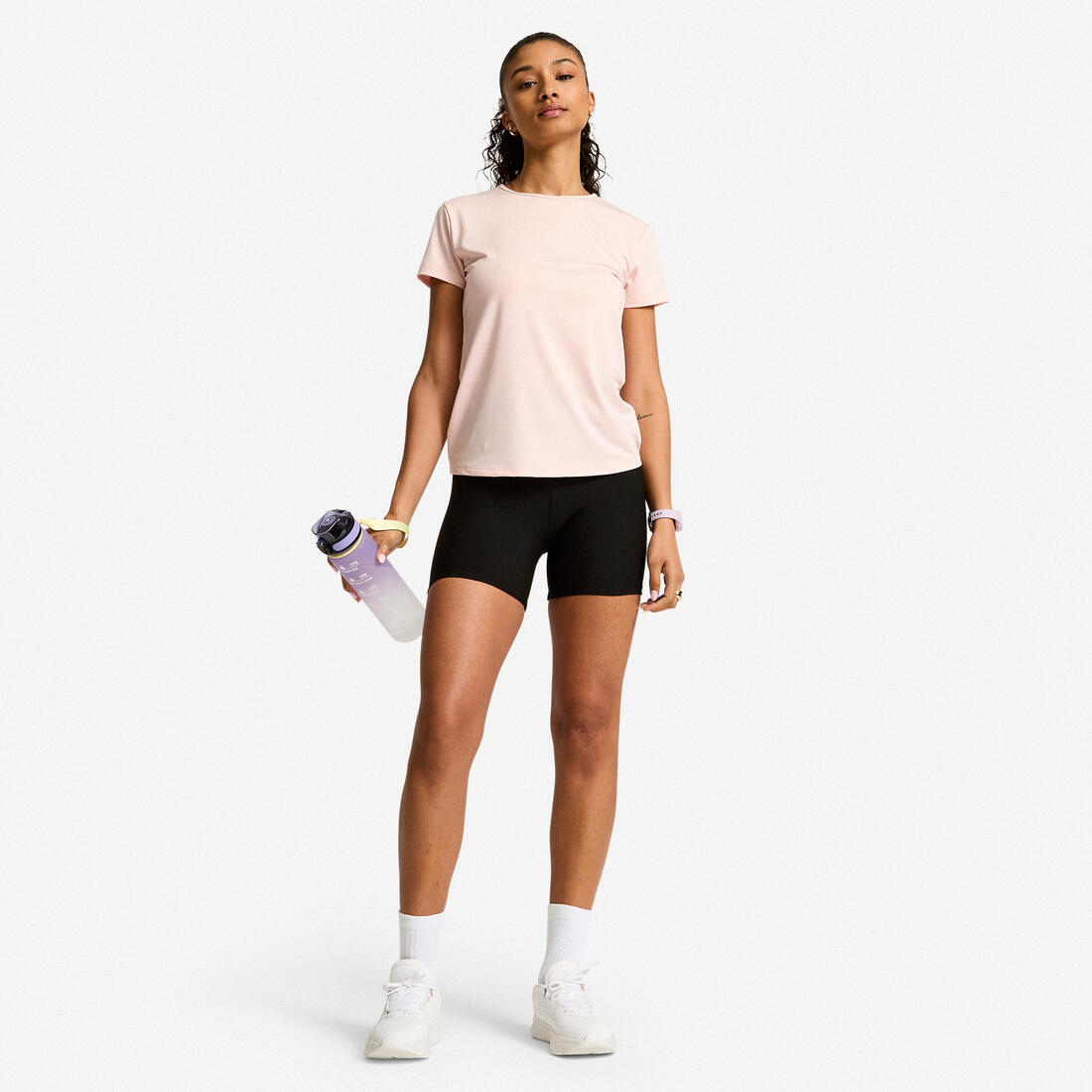 T-shirt manches courtes fitness cardio femme