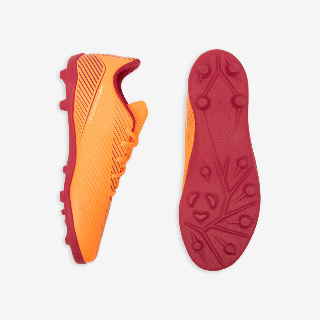 CHAUSSURES DE FOOTBALL ENFANT A LACETS 160 JR AG/FG