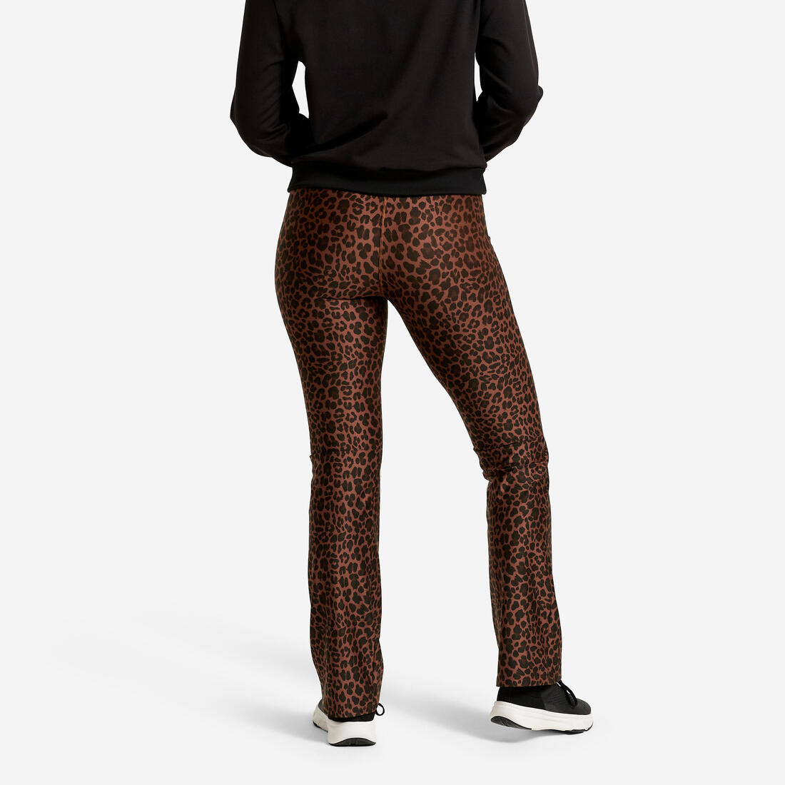 Legging de sport droit et respirant femme, imprimé