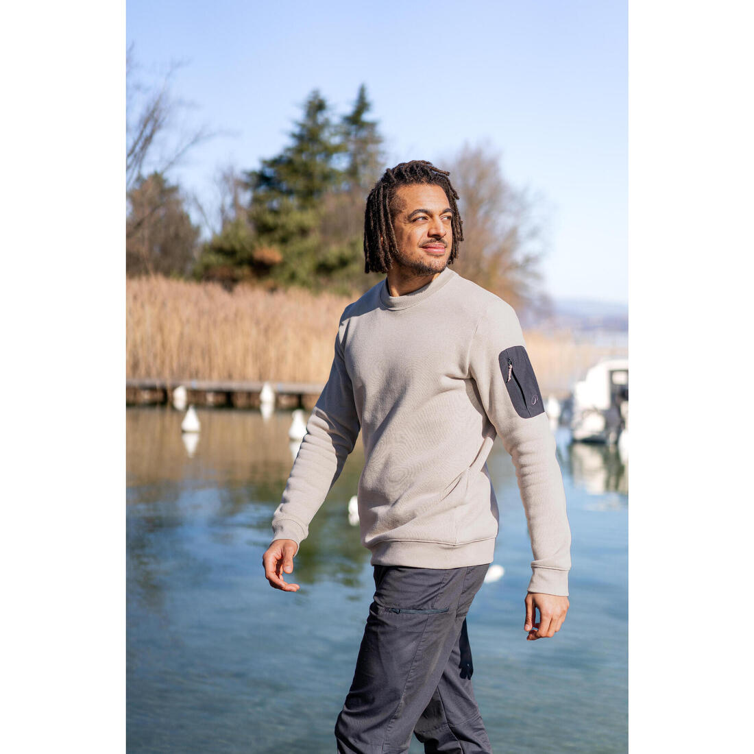 Pull de randonnée homme, NH100