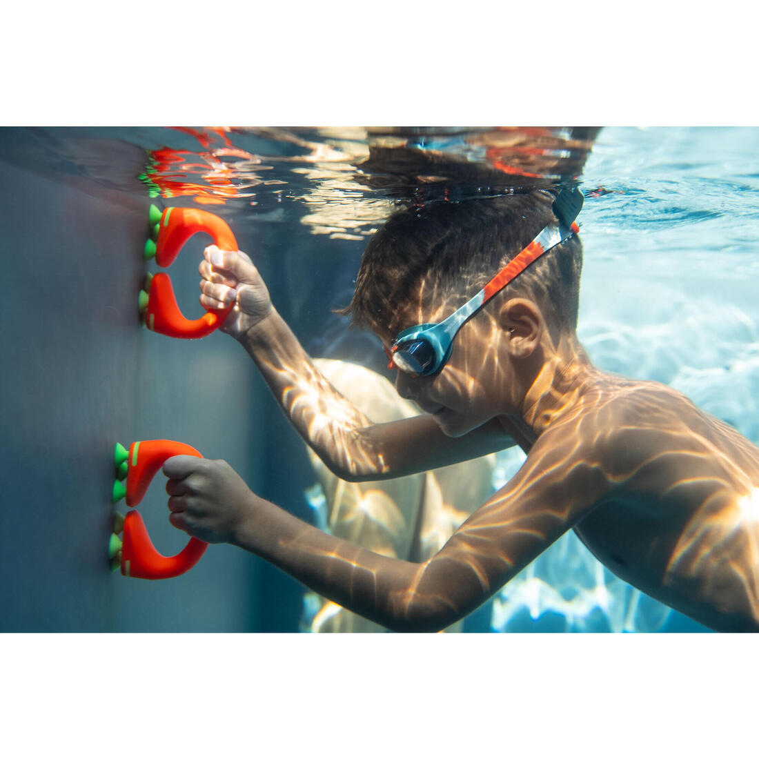 Matériel aquatique, poignées ventouses TICRAWL pour apprentissage de l'immersion