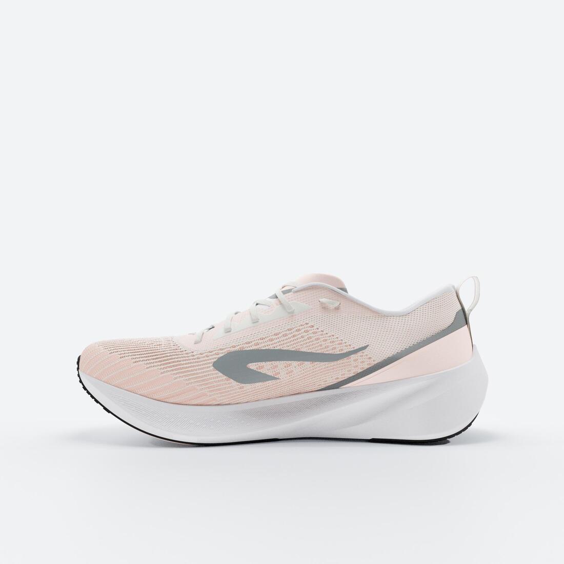 Chaussures de Running Femme, Kiprun Cushion 500 Blanche