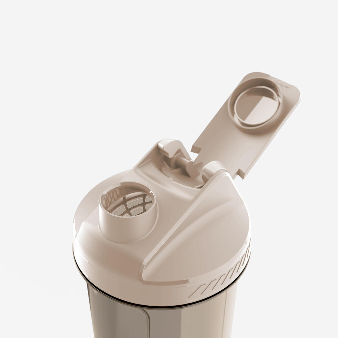 Mini shaker beige avec tamis 300ml