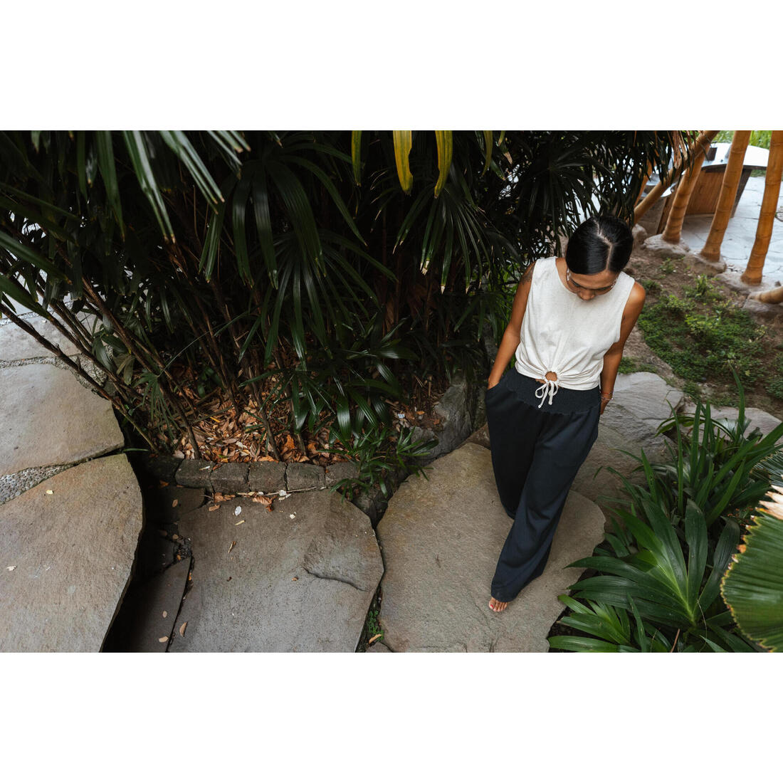 DEBARDEUR YOGA  COTON LIN PREMIUM