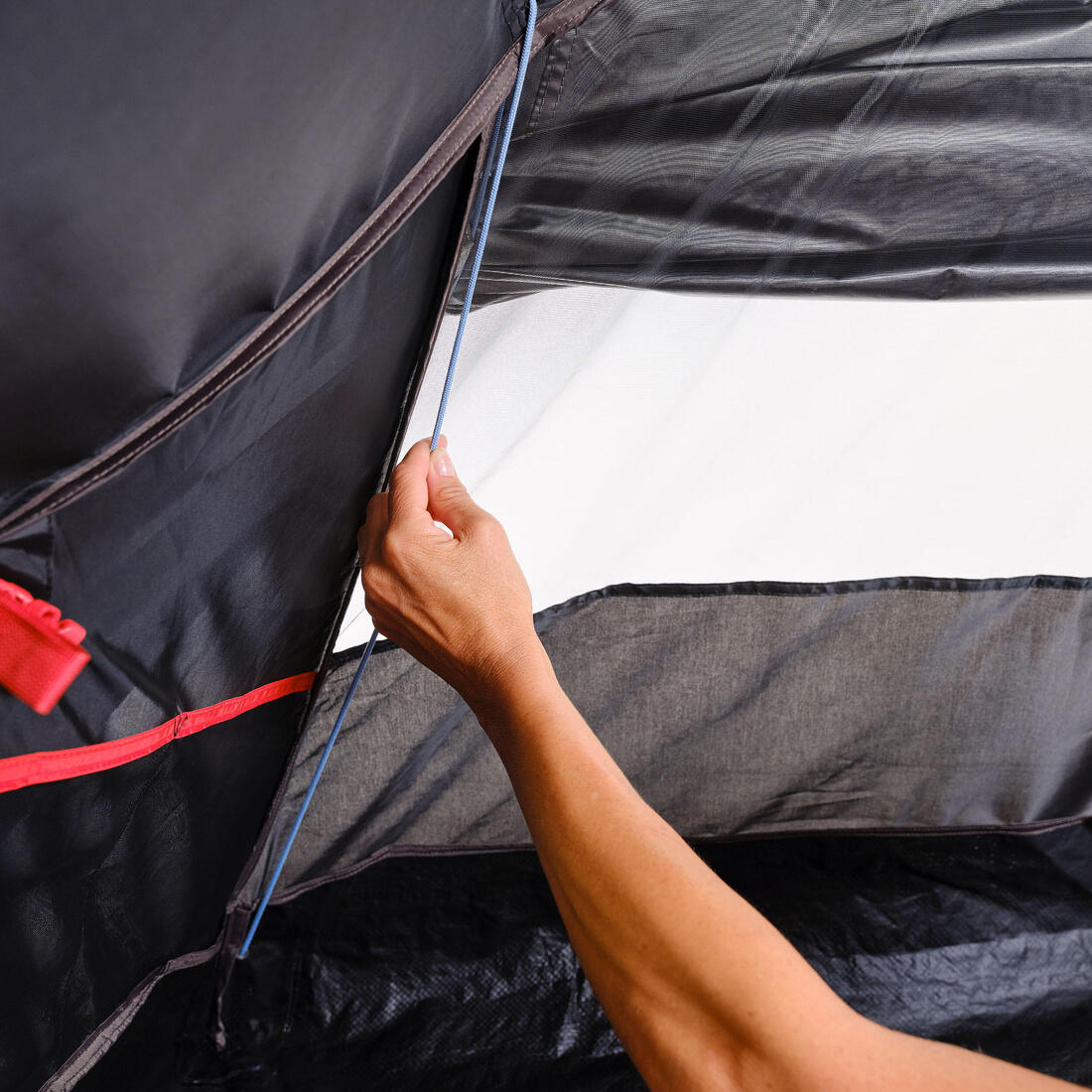 Tente de camping instantanée 3 places, 2 Seconds Fresh & Black