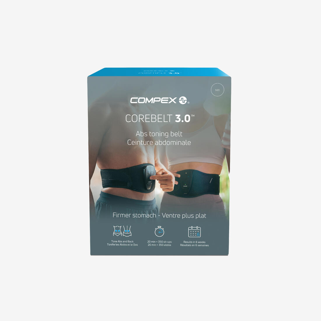 Ceinture d'électrostimulation, Corebelt 3.0 S/M