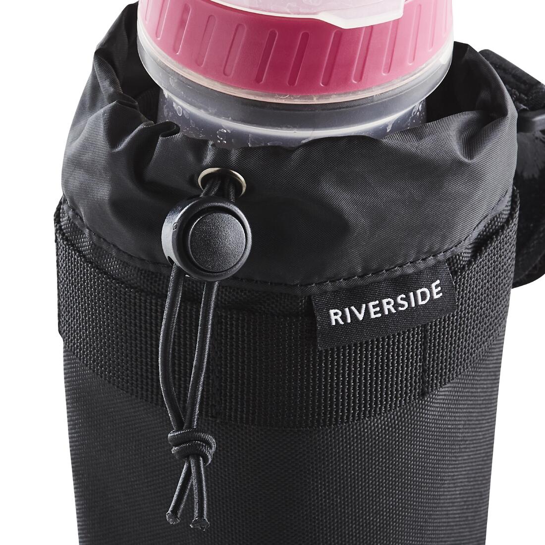Porte-bidon de cintre de vélo en textile.