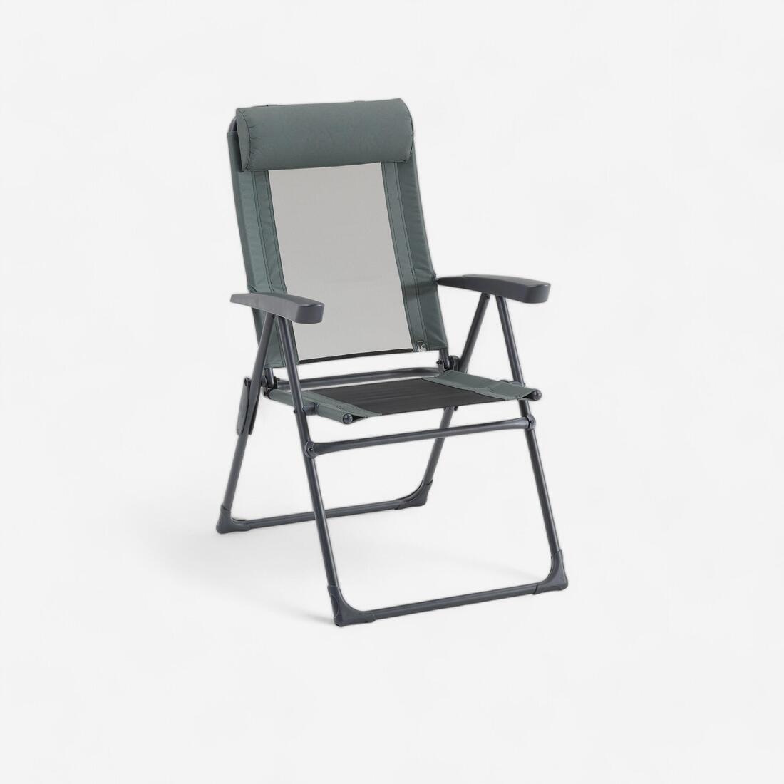 Fauteuil de camping inclinable, pliant et confortable – -