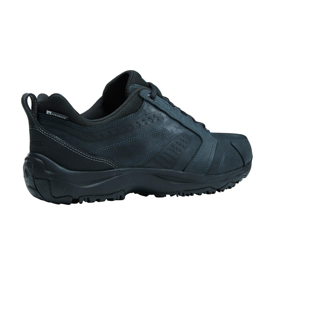 Chaussures marche urbaine homme Nakuru Waterproof imperméable cuir noir