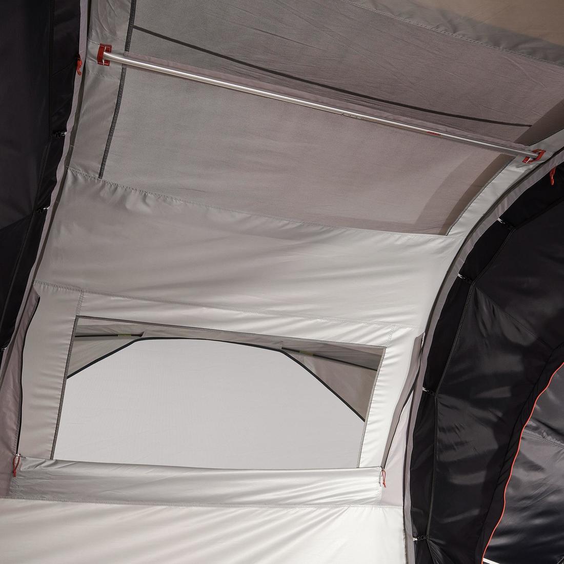 Tente de camping gonflable 4 places 2 chambres, Fresh & Black, Air Seconds 4.2