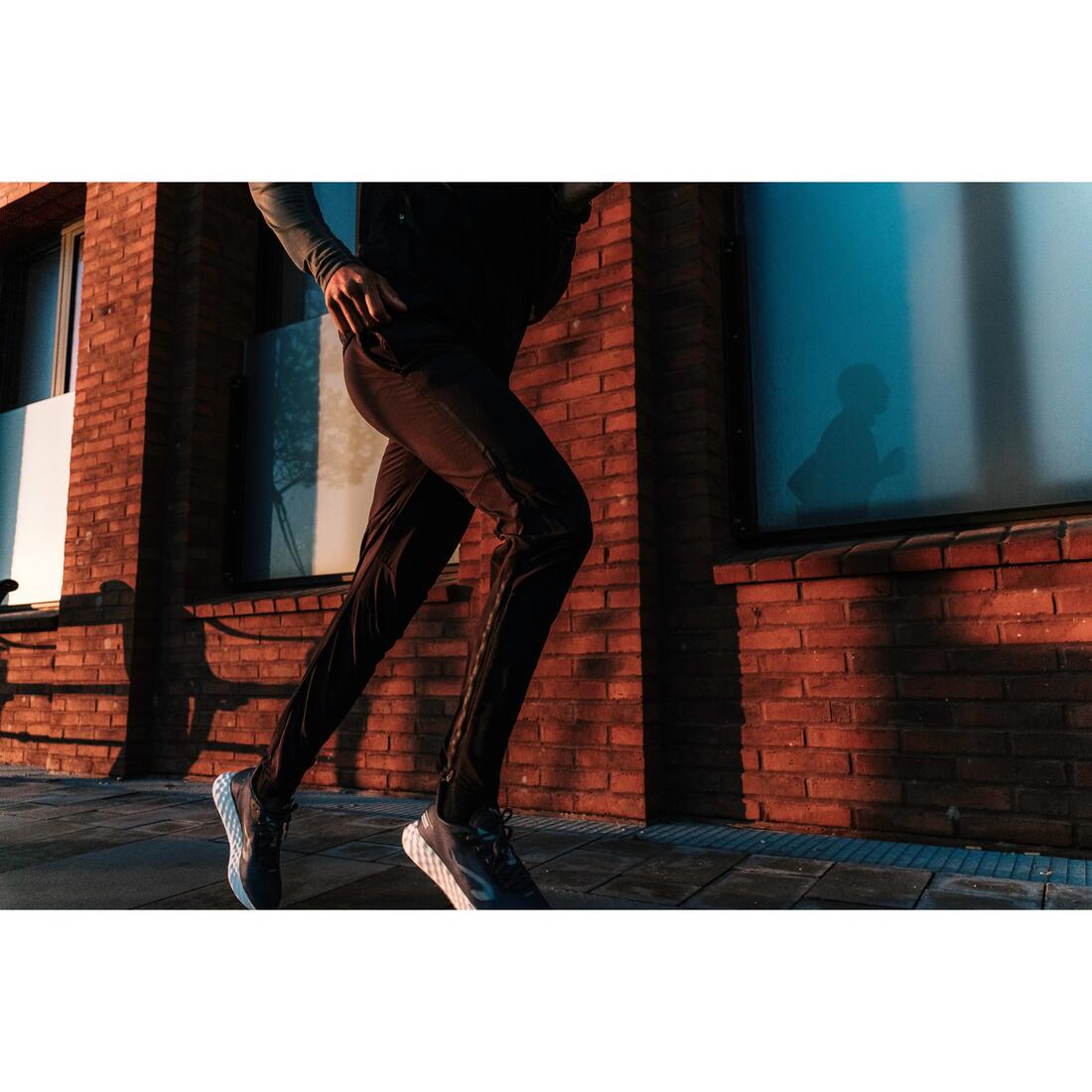 Pantalon de running léger homme - Kiprun run 500 light noir