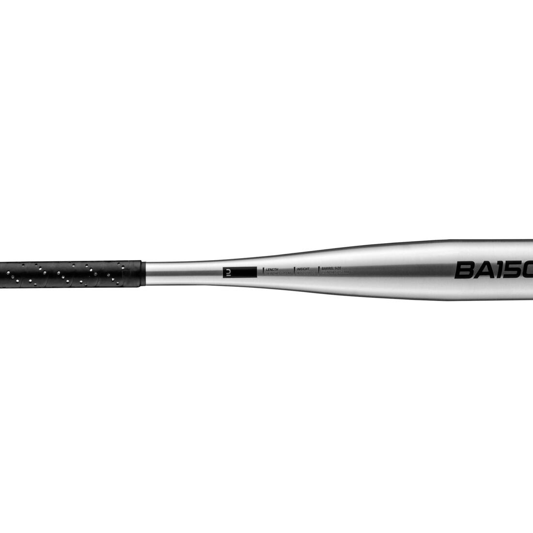 Batte de Baseball Enfant en Aluminium 28" ou 30" BA150 - Argentée