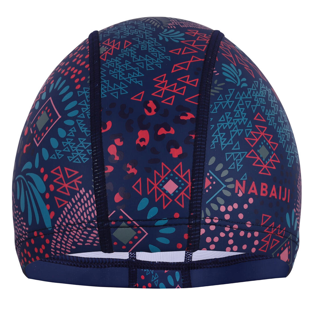 Bonnet de bain en maille enduite - tissu imprimé - taille l - canopa