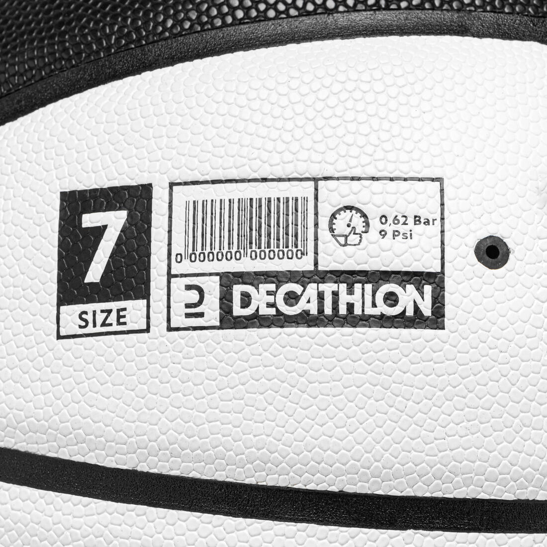 Ballon de basket adulte bt500 grip taille 7