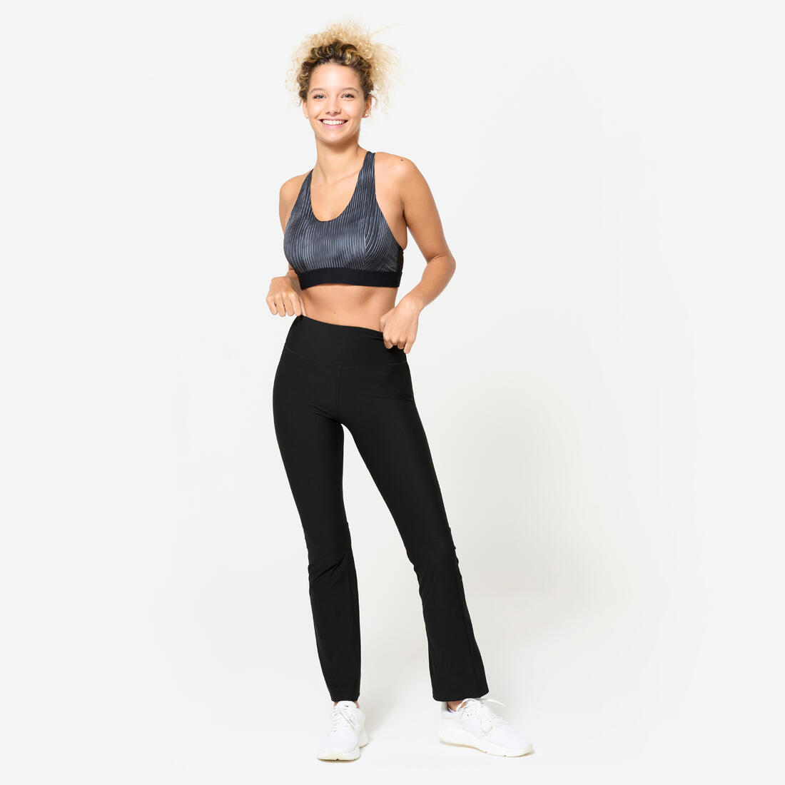 Legging de sport droit et extensible femme