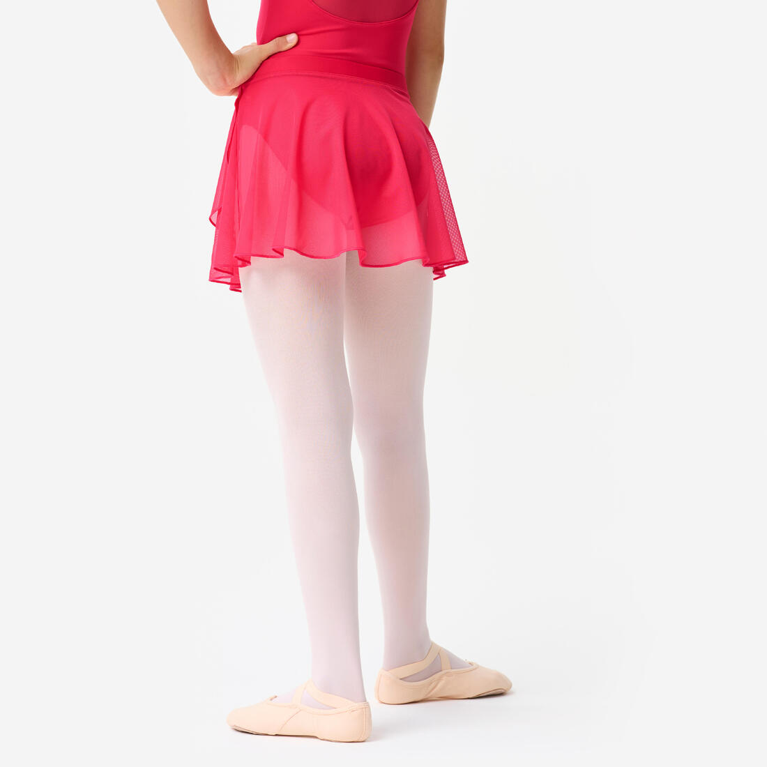 Jupette portefeuille danse classique en voile fille