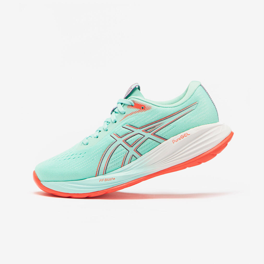 Chaussure de running femme, Asics Gel Stratus 5 turquoise et