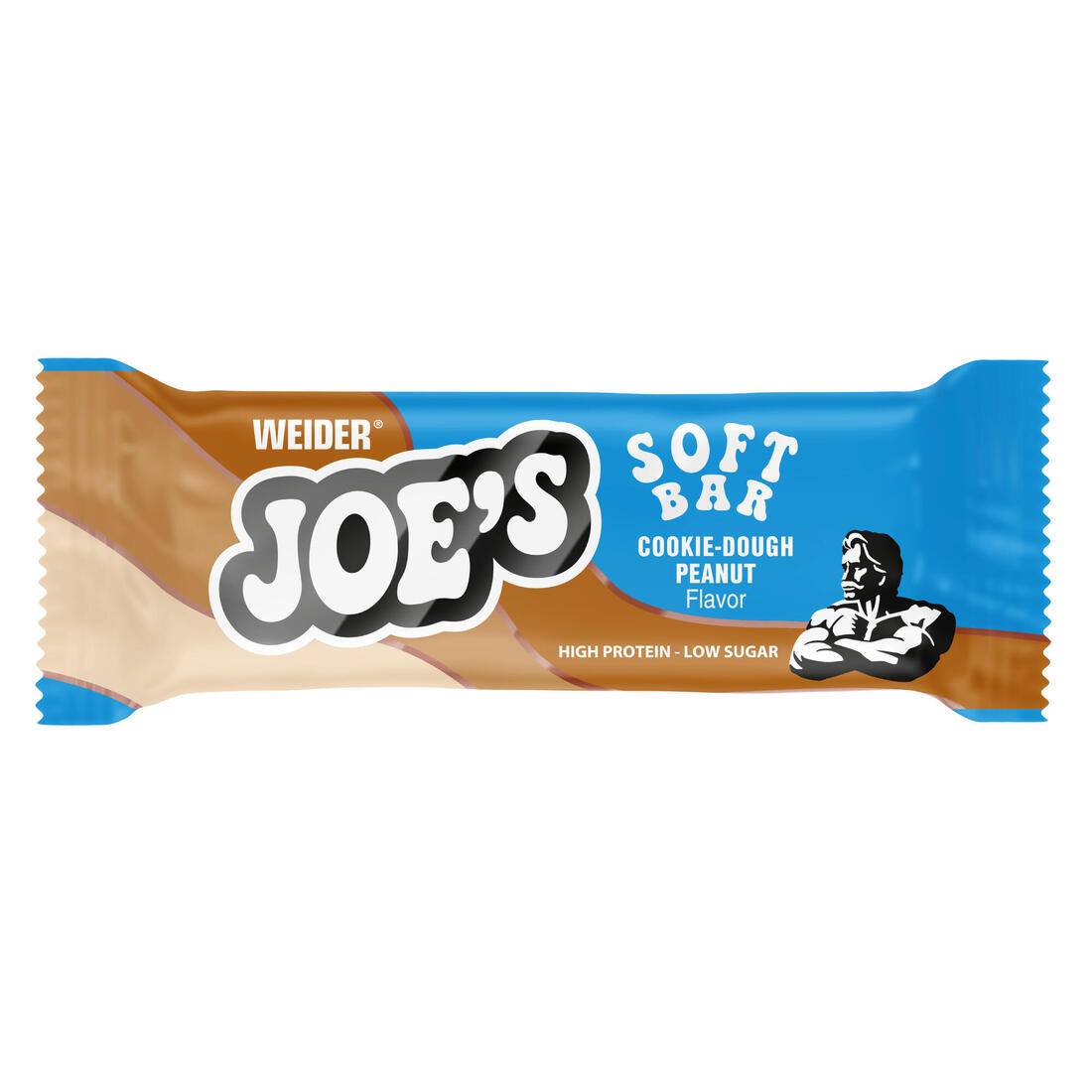 Barre protéinée pâte à cookie et cacahuètes, Joe's Soft Bar 50g