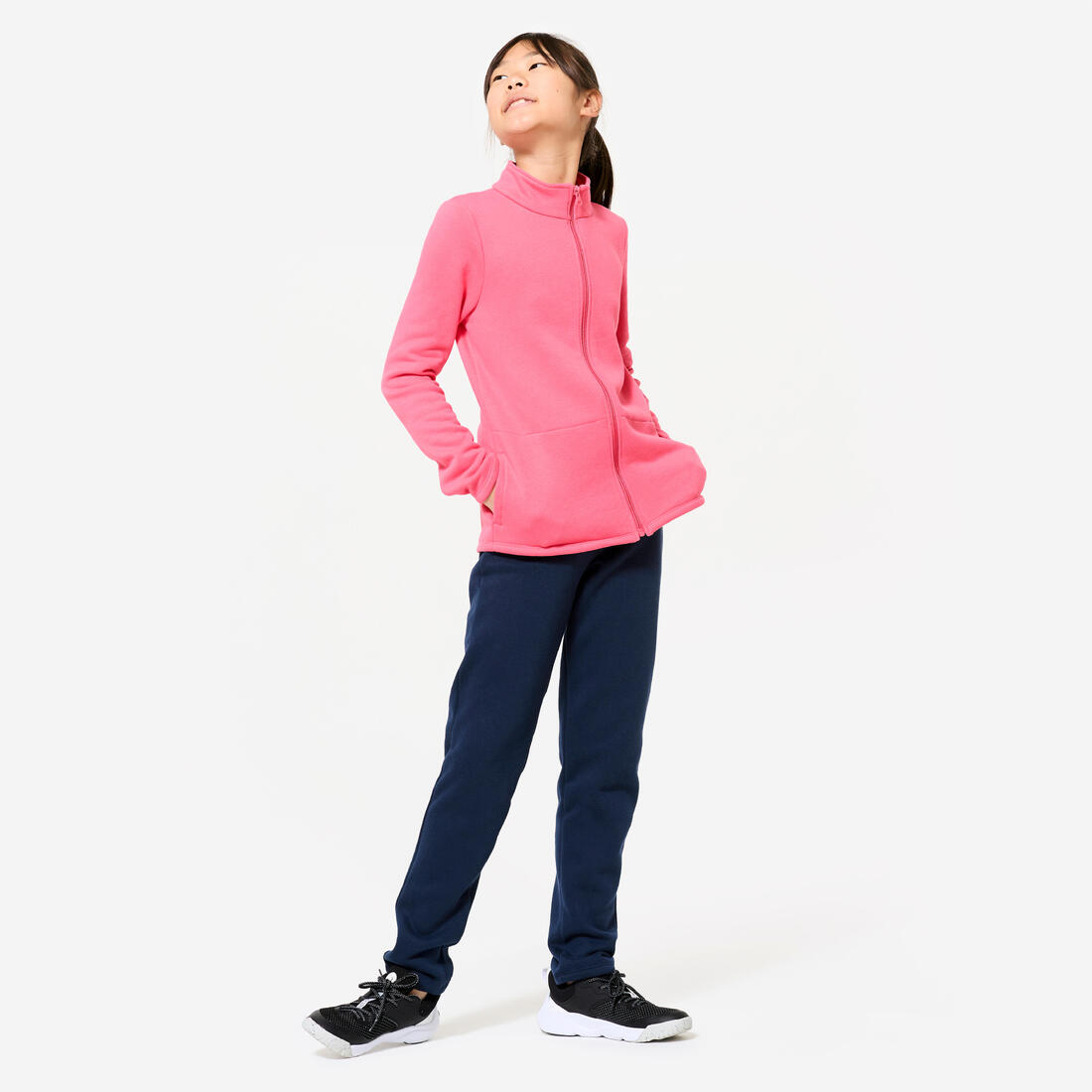 Survêtement chaud enfant - Warmy zip – rose