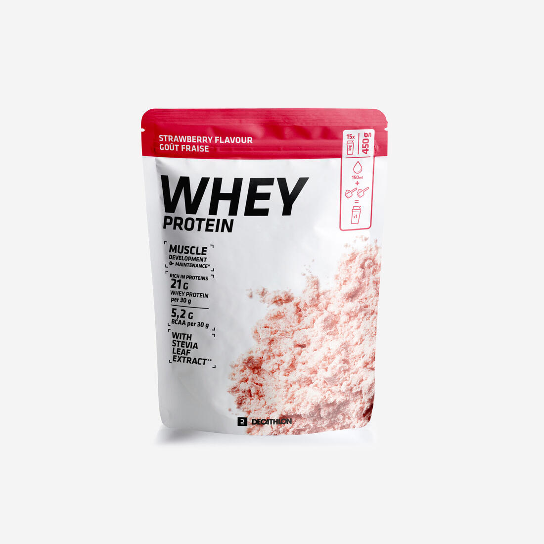 Whey protein fraise 450g