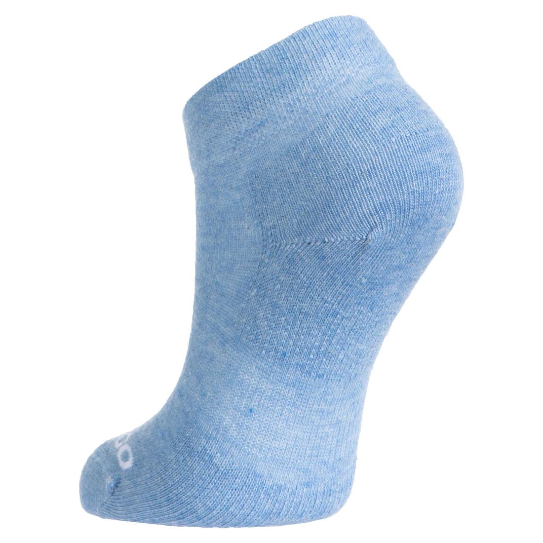 CHAUSSETTES DE SPORT ENFANT MI-HAUTES RS 160 MARINE LOT DE 3