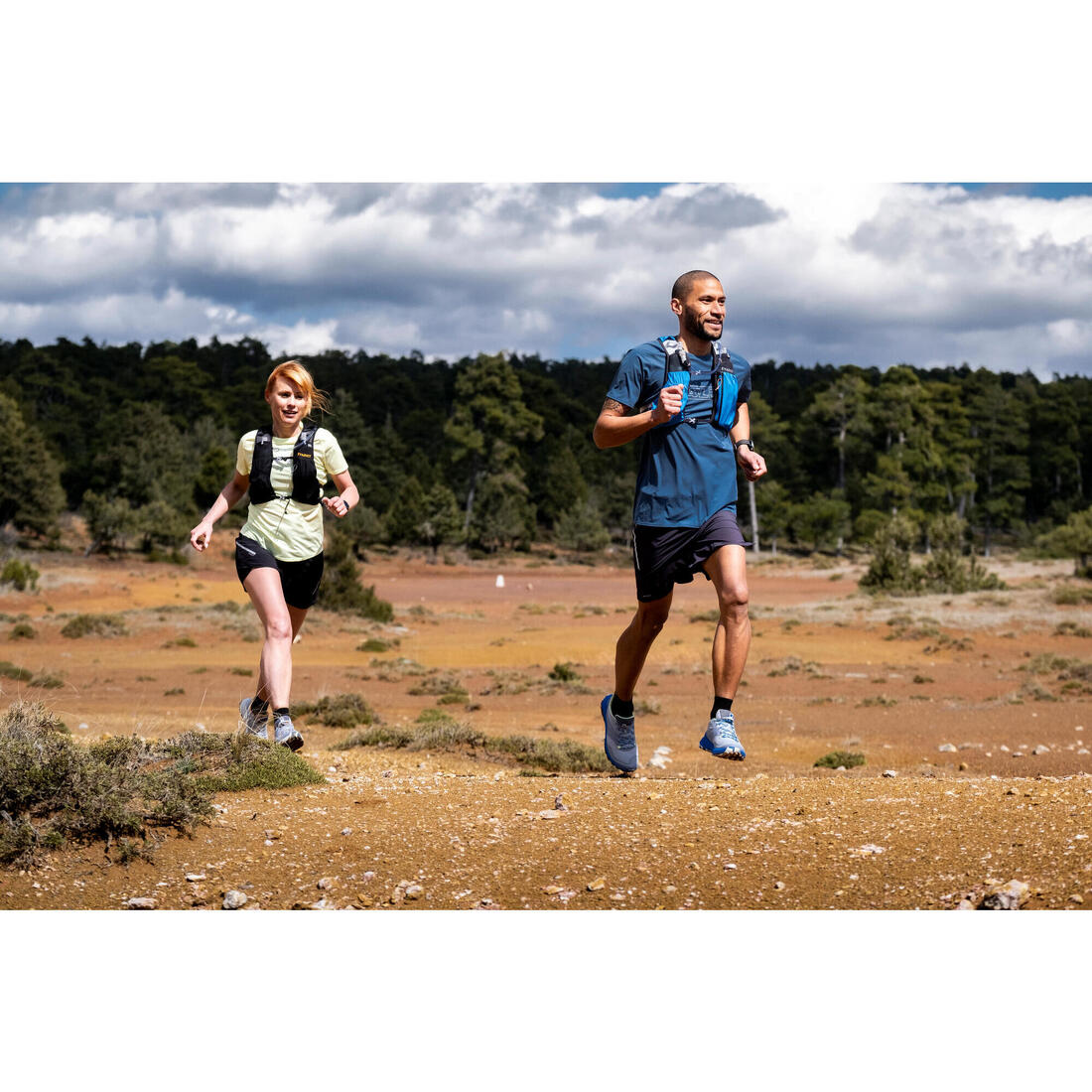 T-shirt de trail running résistant Homme - KIPRUN Run 500 Graph