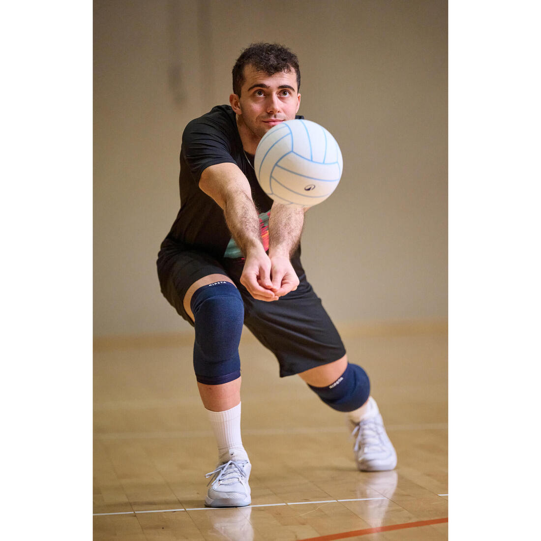 Genouillères de volley-ball VKP500 blanches
