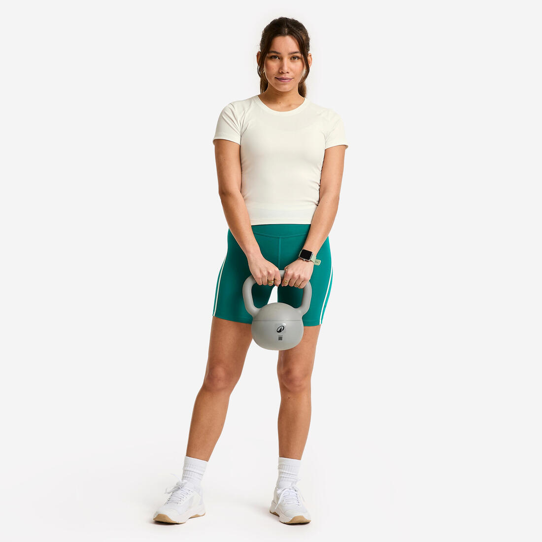 Tee-shirt côtelé femme