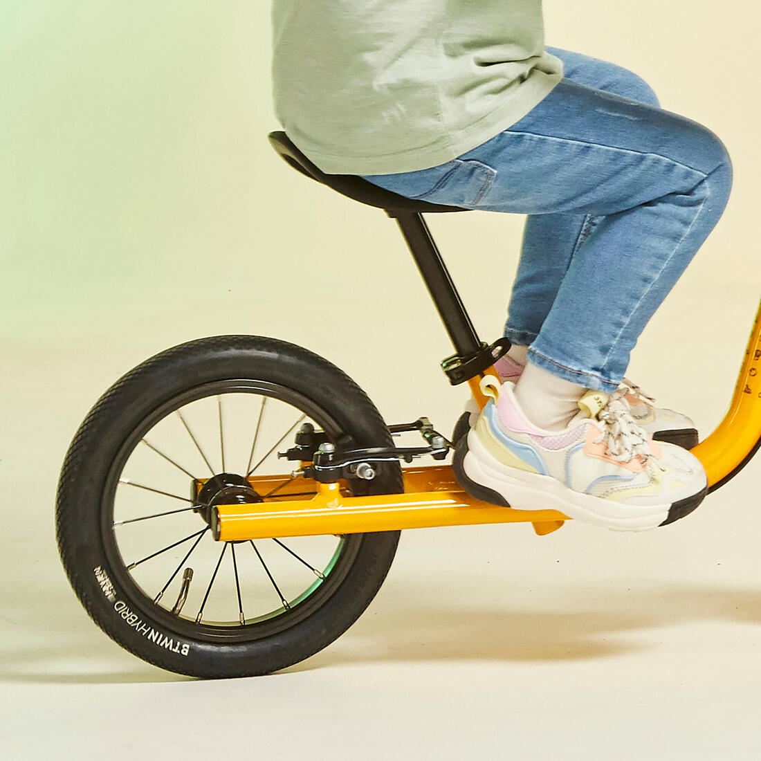 Draisienne enfant 12 pouces alu, runride 900 jaune