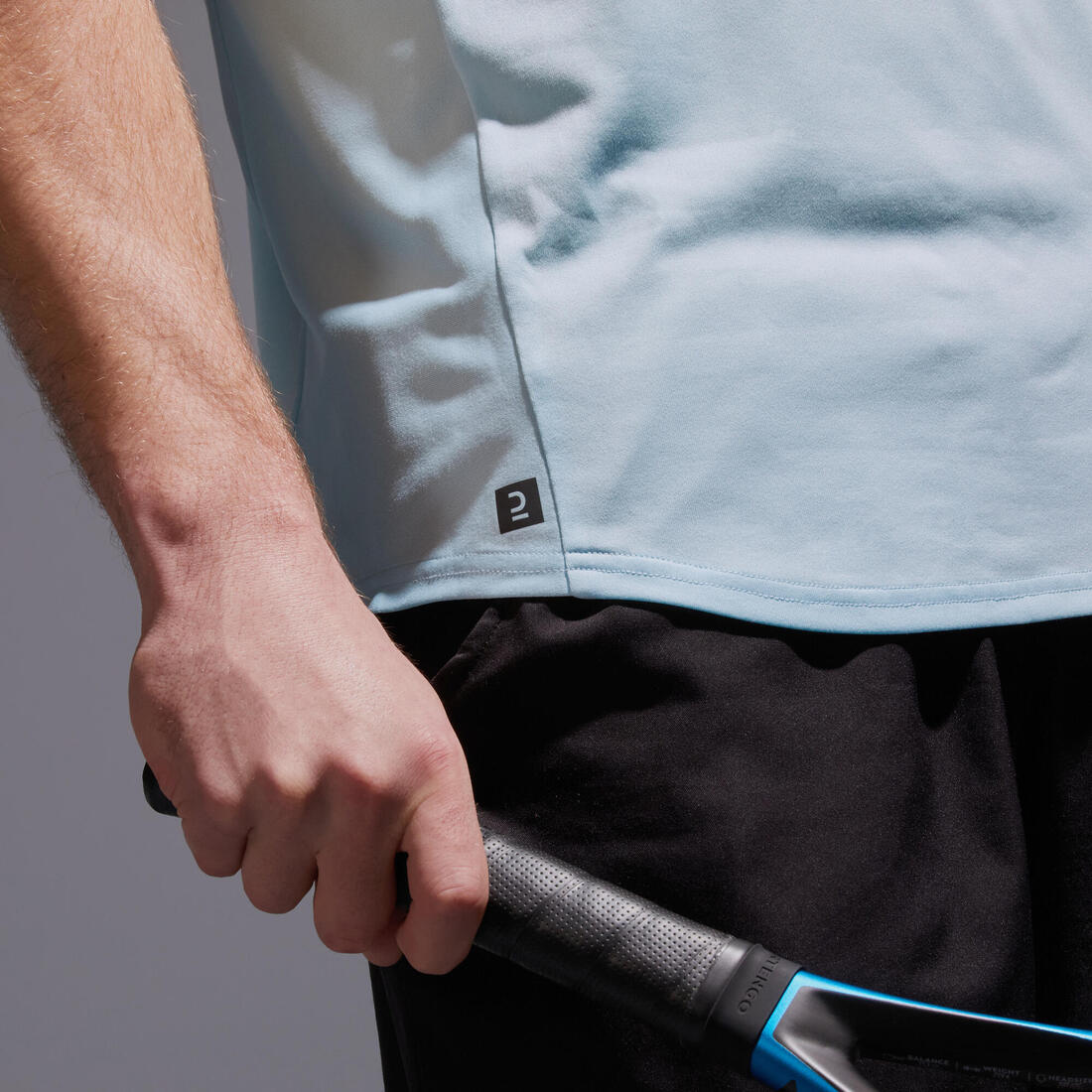T-Shirt de tennis manches courtes homme - Essential blanc