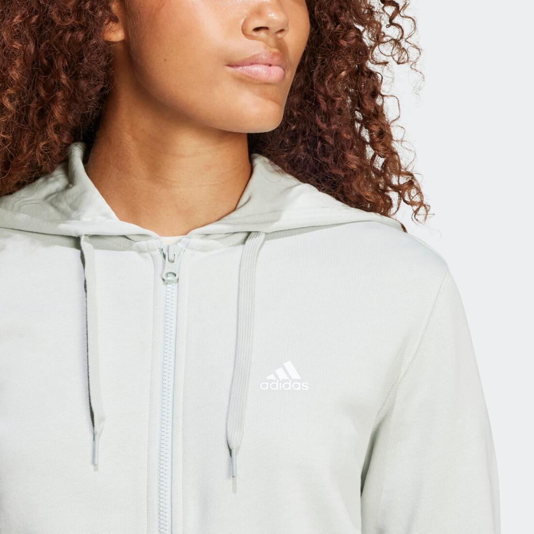 Sweat zippé imprimé Adidas femme