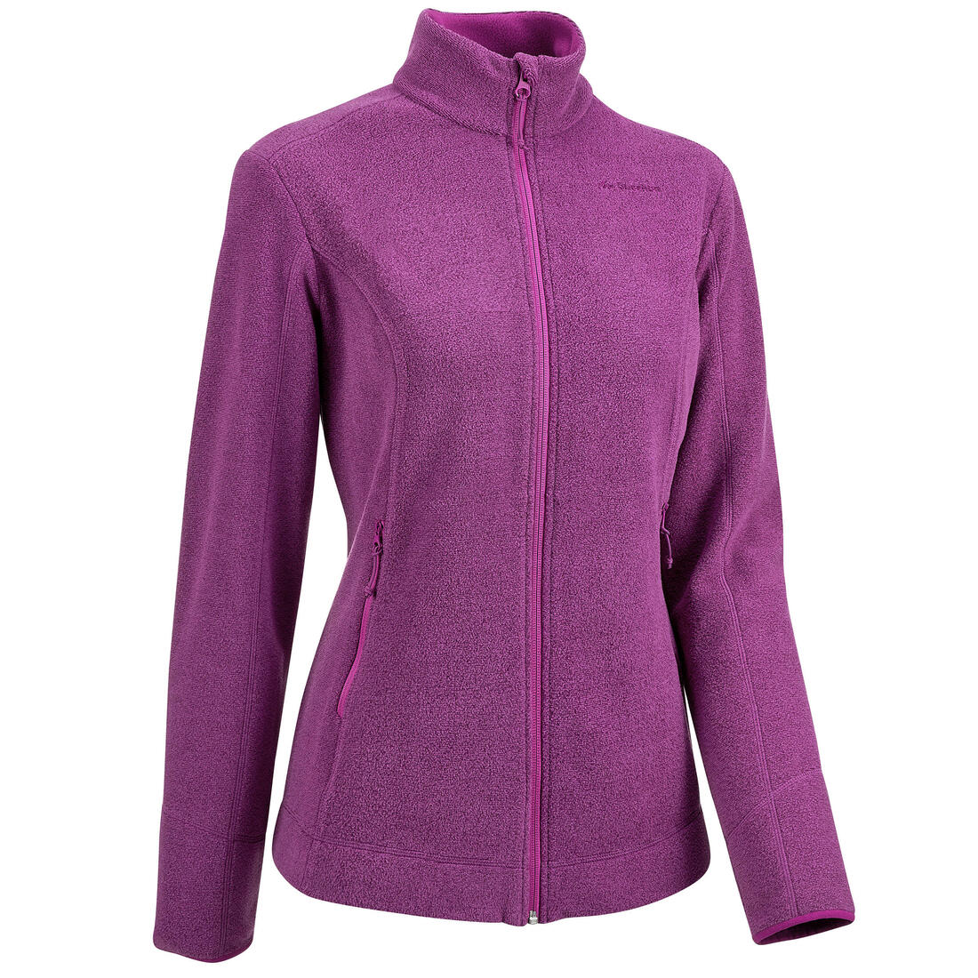 Polaire de randonnée montagne femme, MH100 full zip