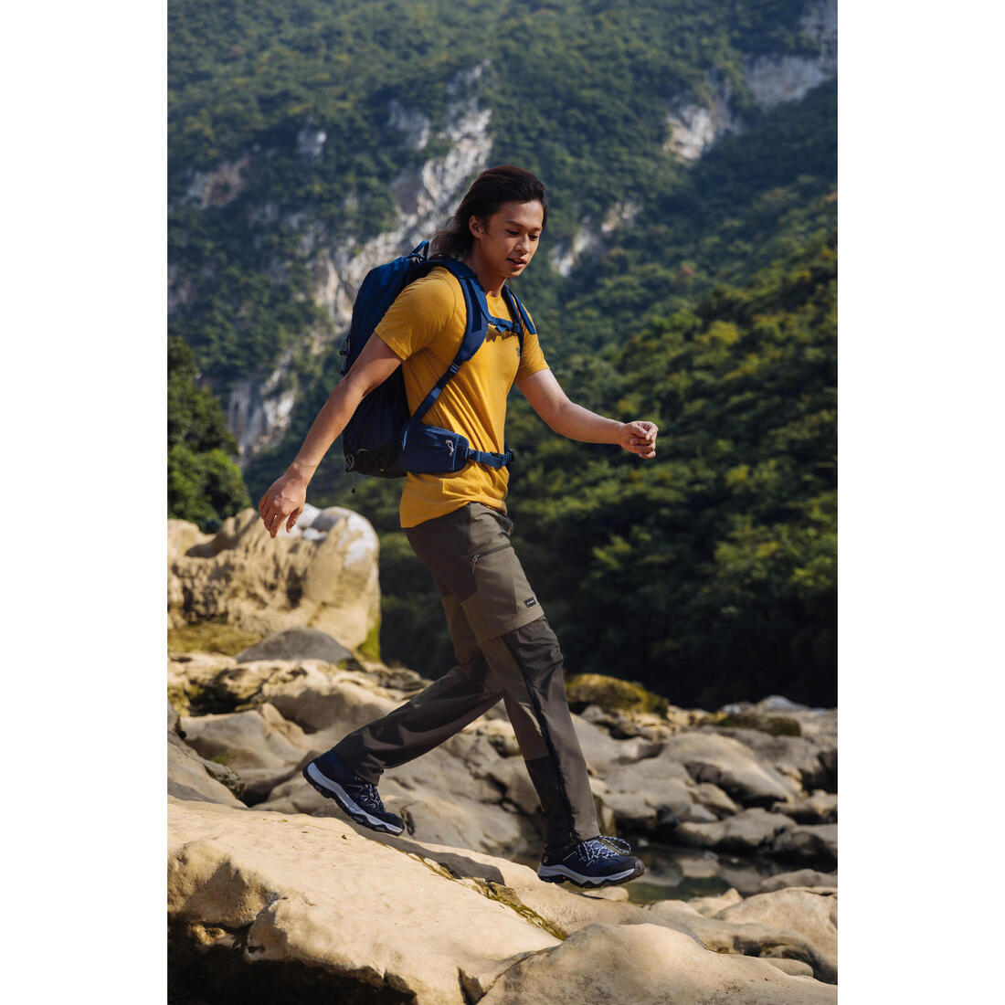 T-shirt manches courtes de trek en laine mérinos homme, Merino Fresh