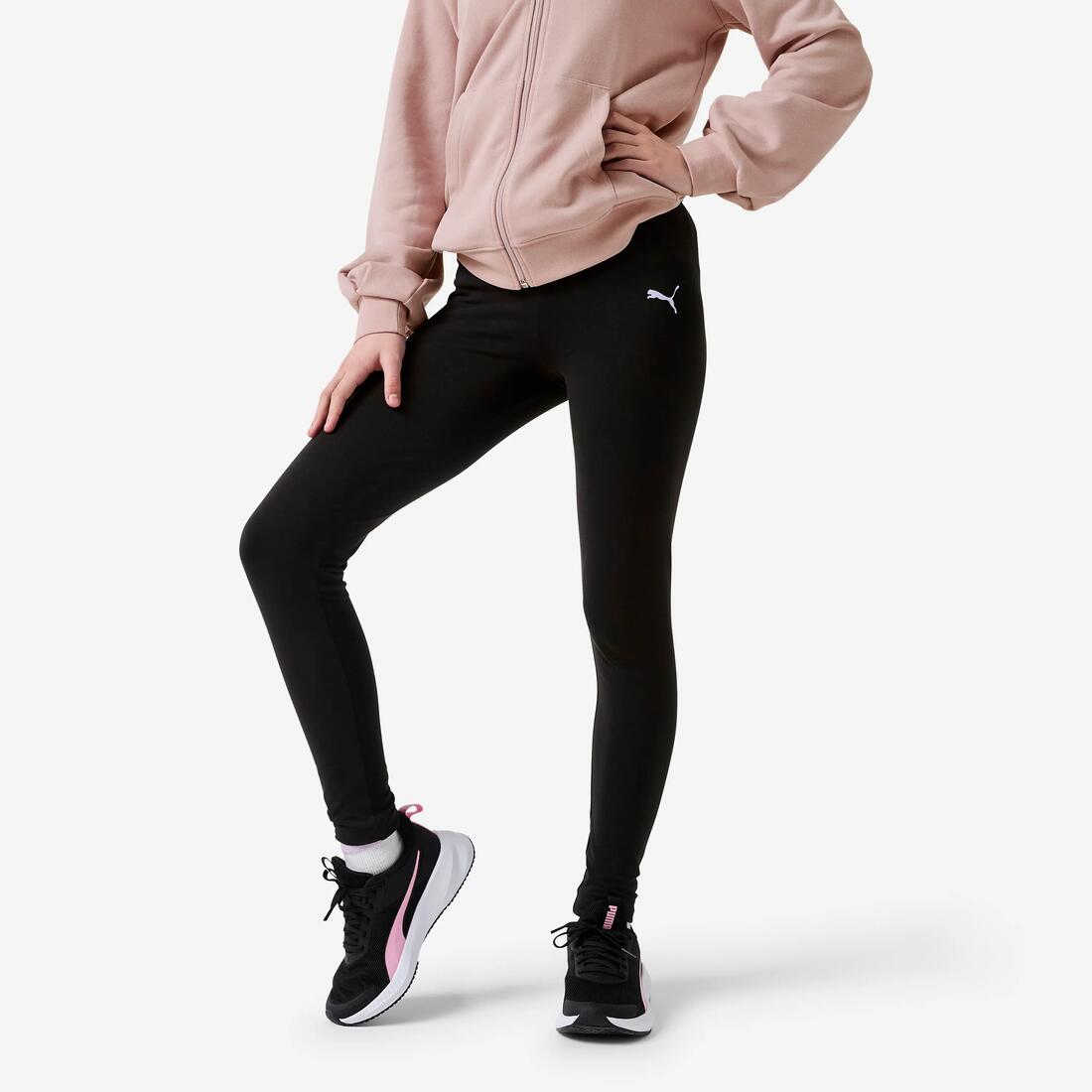 Ensemble de survêtement en coton enfant, mauve et noir