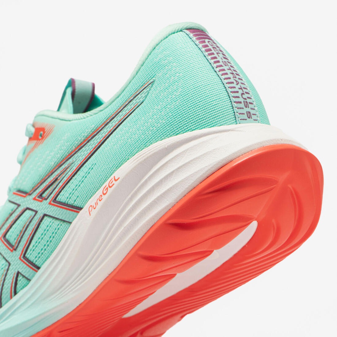 Chaussure de running femme, Asics Gel Stratus 5 turquoise et
