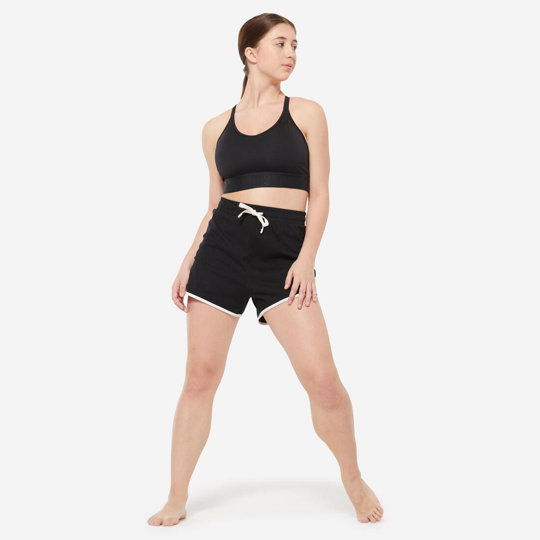 Short danse moderne taille haute - Femme - Noir