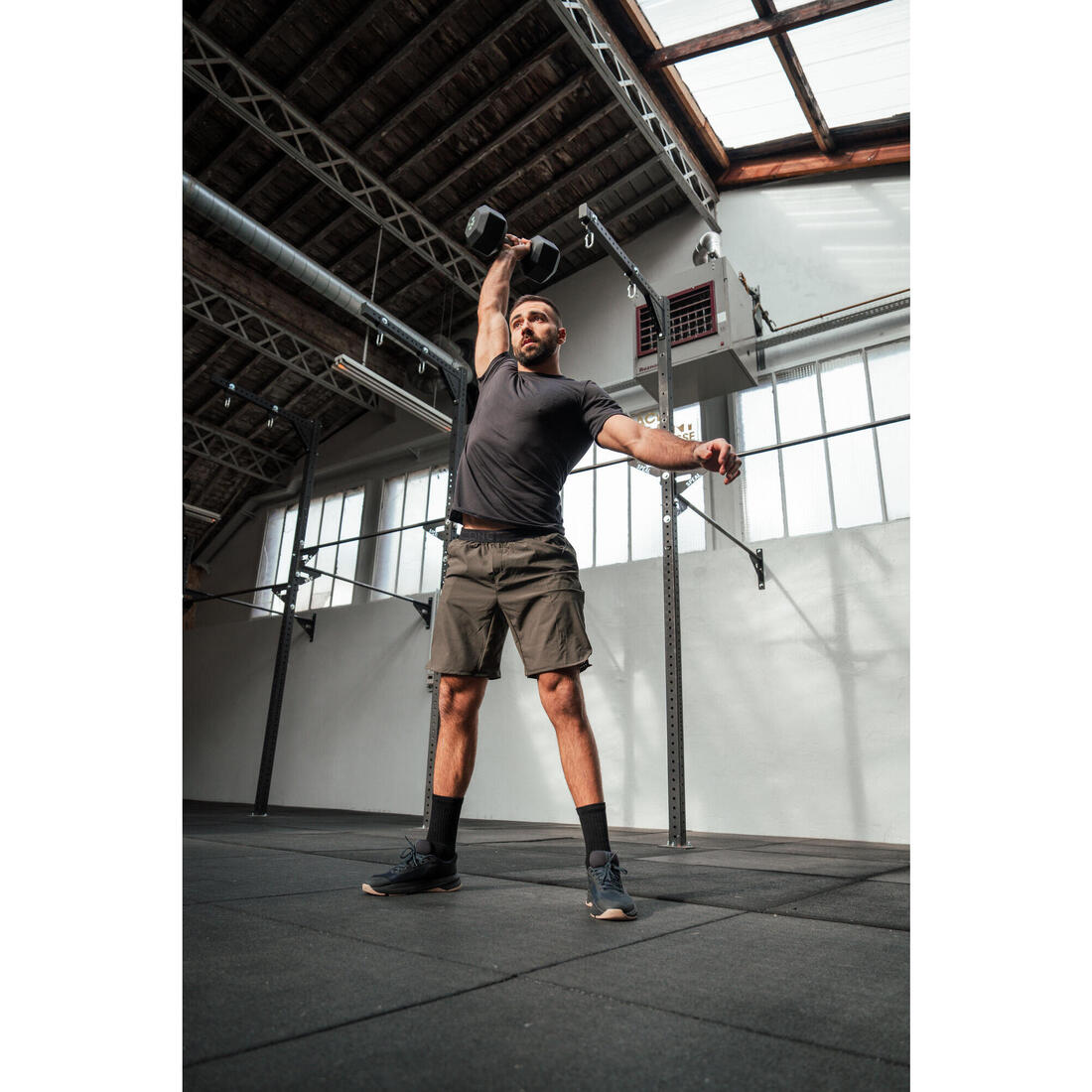 Chaussures de fitness et training flexibilité et stabilité, homme, Energy noir