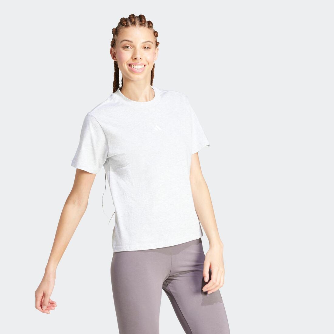 T-shirt de fitness en coton femme