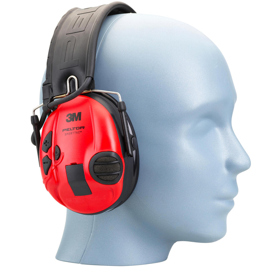 Casque électronique anti-bruit Peltor SportTac noir rouge